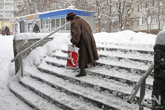 В выходные — гололедица