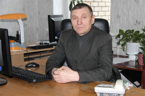 Итоги года подводит председатель Михеевского сельисполкома Виктор Григорьевич Жук