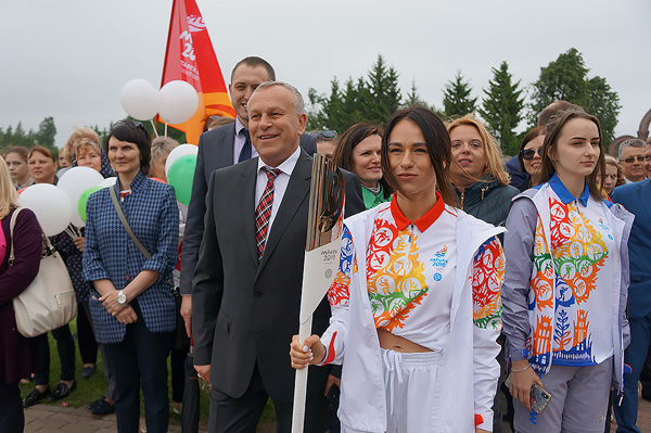 Могилевщина встречает   «Пламя мира»