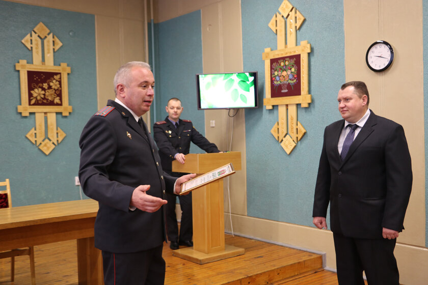 В Дрибинском РОВД чествовали ветеранов органов внутренних дел