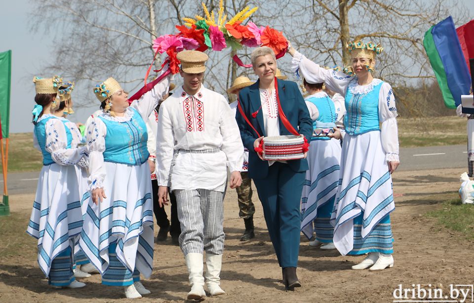 Обрядовый праздник «Засевки» прошел на Дрибинщине