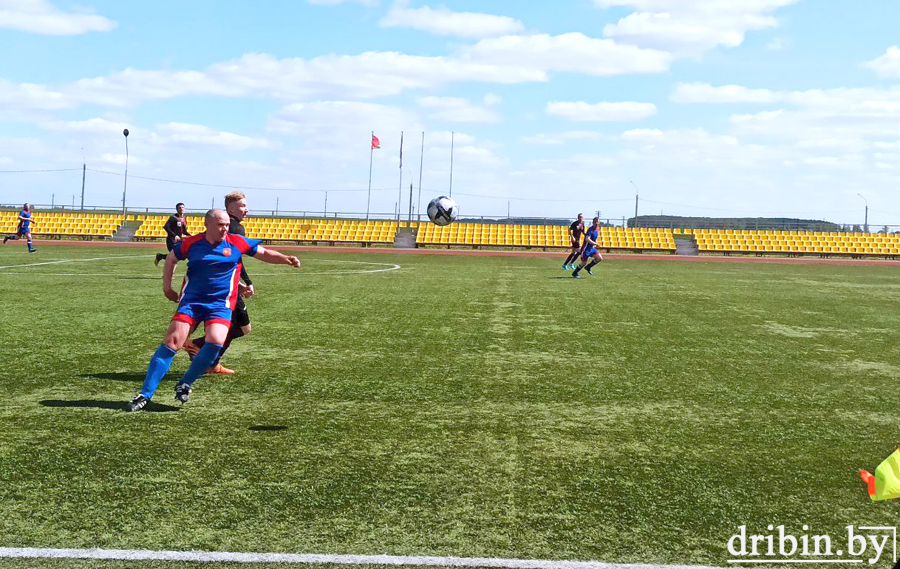 Футбольная команда «Дрибин» провела игру во Второй лиги Чемпионата Беларуси по футболу в Горках