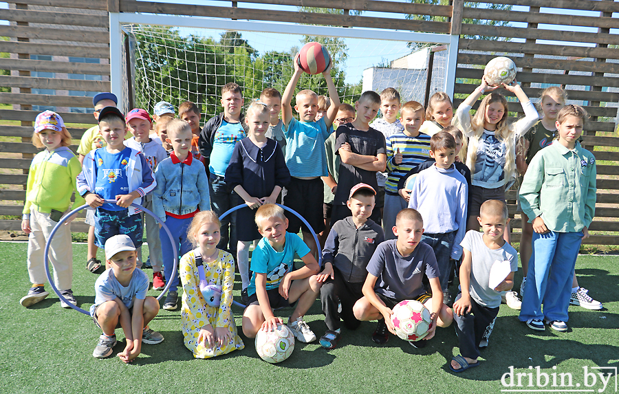 В Дрибинском пришкольном лагере «Олимп» детям скучать не приходится