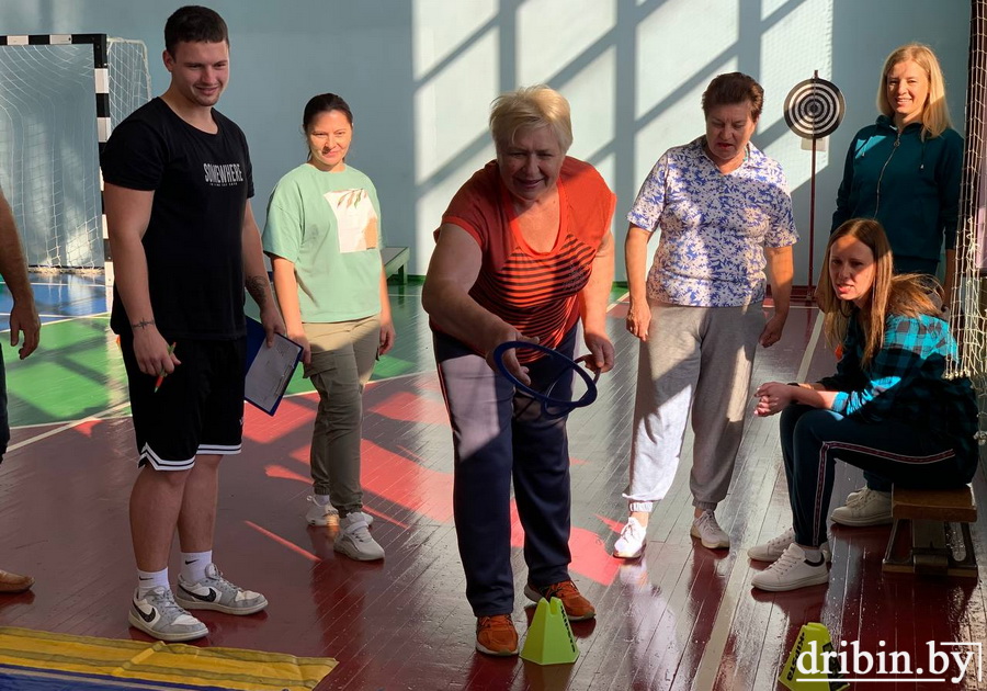 В Дрибине состоялась эстафета «Возраст спорту не помеха» для граждан пожилого возраста