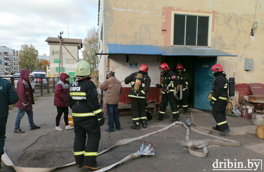 В Дрибине прошли практические занятия по ликвидации ЧС