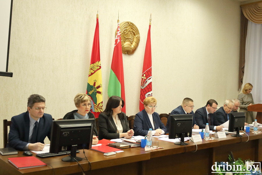 Итоги социально-экономического развития района рассмотрели на заседании Дрибинского райисполкома