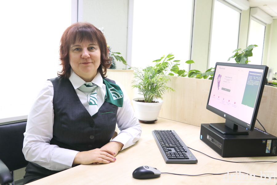 Светлана Климова — опытнейший работник банковской системы Дрибинского района