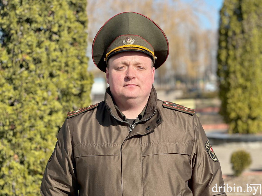 Майор Максим Парфенов назначен на должность военного комиссара Горецкого и Дрибинского районов