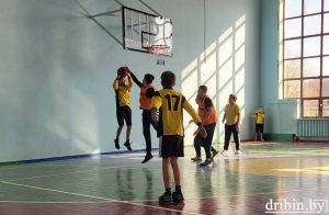 В Дрибине прошли соревнования по баскетболу