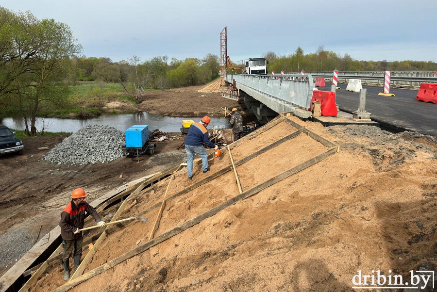 В Дрибинском районе завершается ремонт мостов