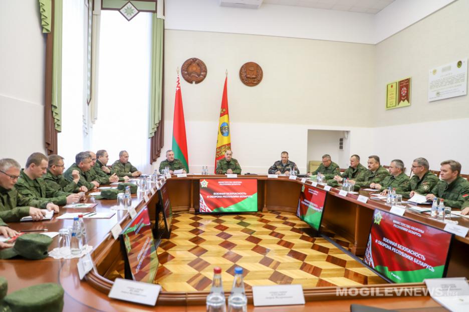 «Военная безопасность и оборона государства»: ежегодный сбор под руководством Виктора Хренина прошел в Могилеве