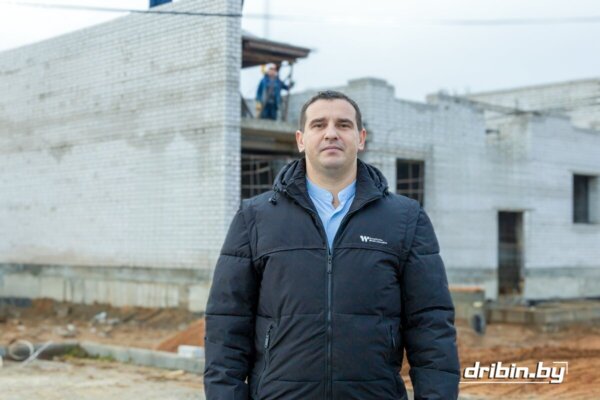 В Дрибине идет строительство нового жилого дома