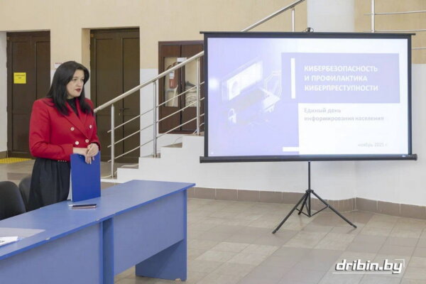 Профилактика киберпреступости. В Дрибинском районе прошел Единый день информирования