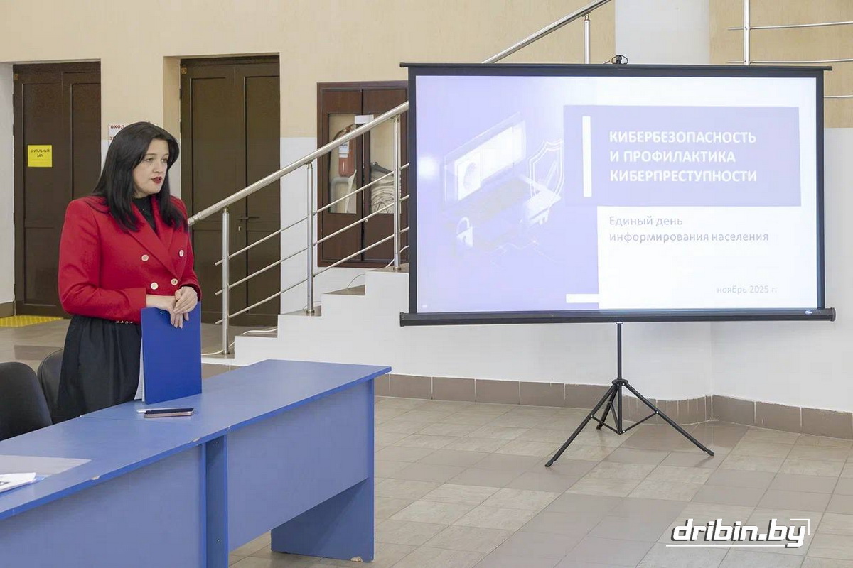Профилактика киберпреступости. В Дрибинском районе прошел Единый день информирования