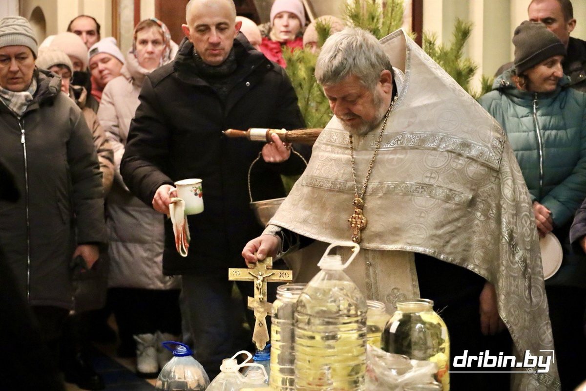 Крещение-2026: праздничные богослужения прошли в храмах Дрибинского района