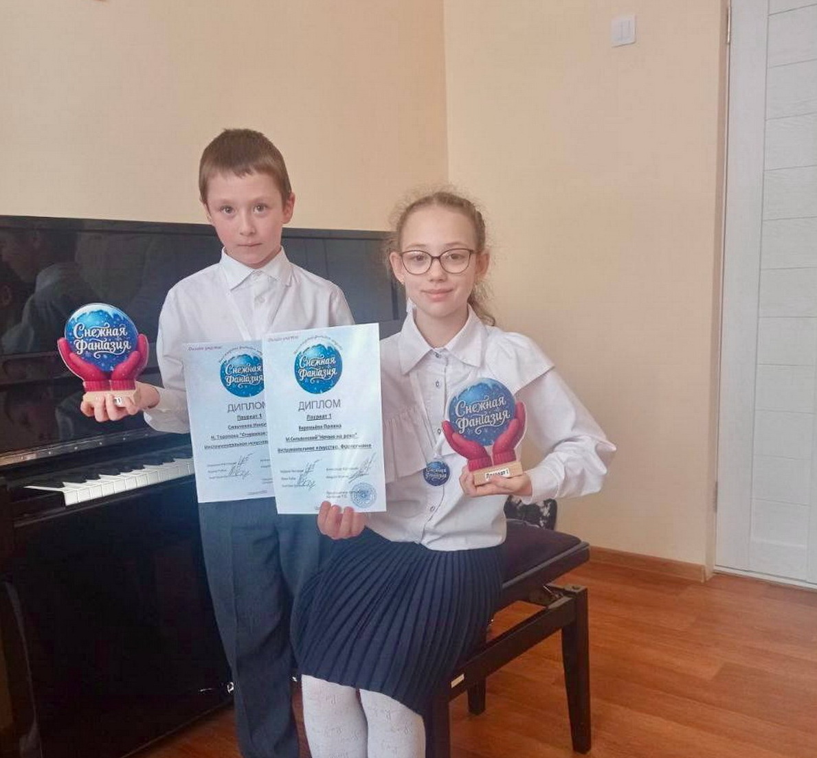 Учащиеся Дрибинской детской школы искусств стали победителями в Республиканском многожанровом фестивале искусств &laquo;Снежная фантазия&raquo;