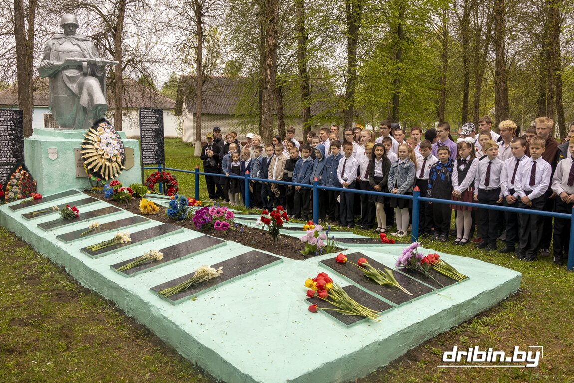 Торжественный митинг ко Дню Победы прошел в Рясно