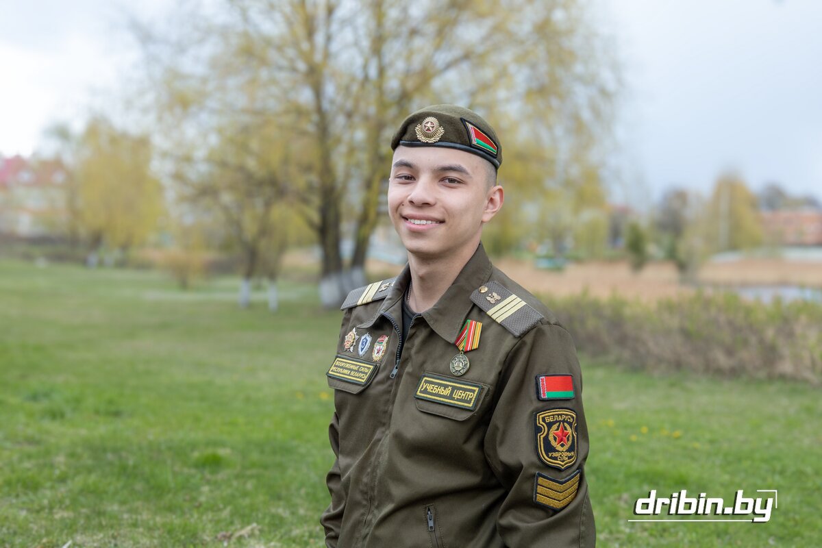 Своим опытом армейской жизни поделился дрибинчанин Егор Огай
