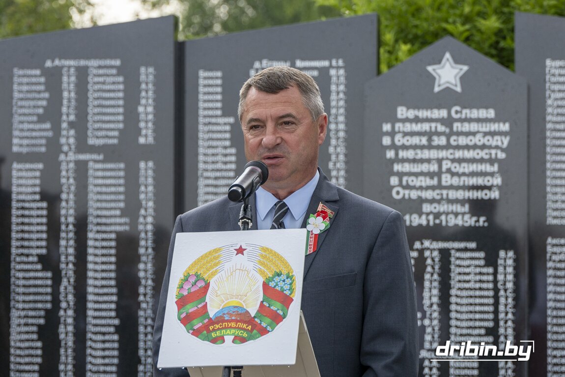 В агрогородке Пудовня торжественно открыт обновленный памятник павшим в годы войны землякам