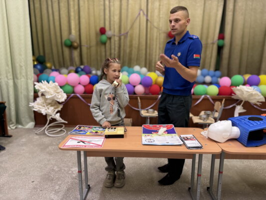 Безопасные каникулы: уроки от Дрибинских спасателей