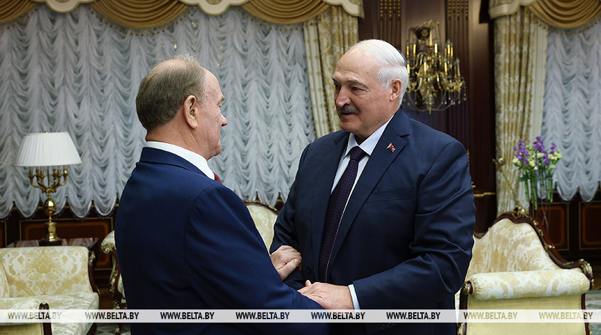 Лукашенко встретился с лидером КПРФ Зюгановым